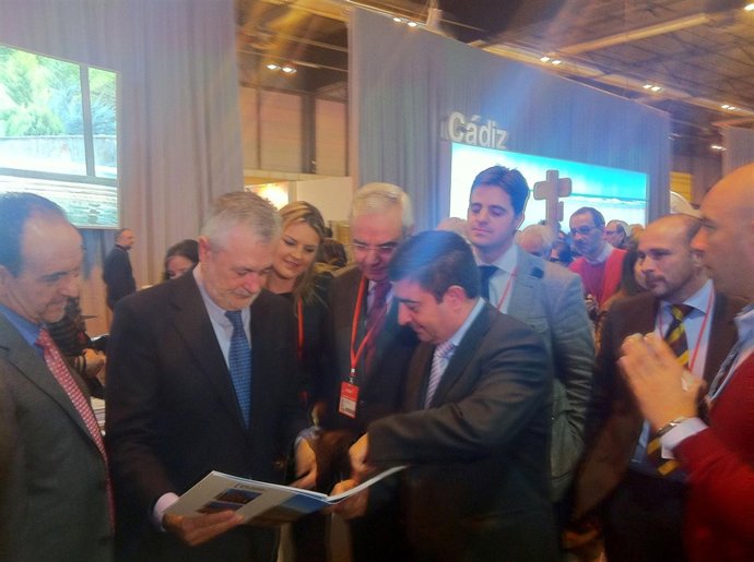 Reyes junto a Griñán hoy