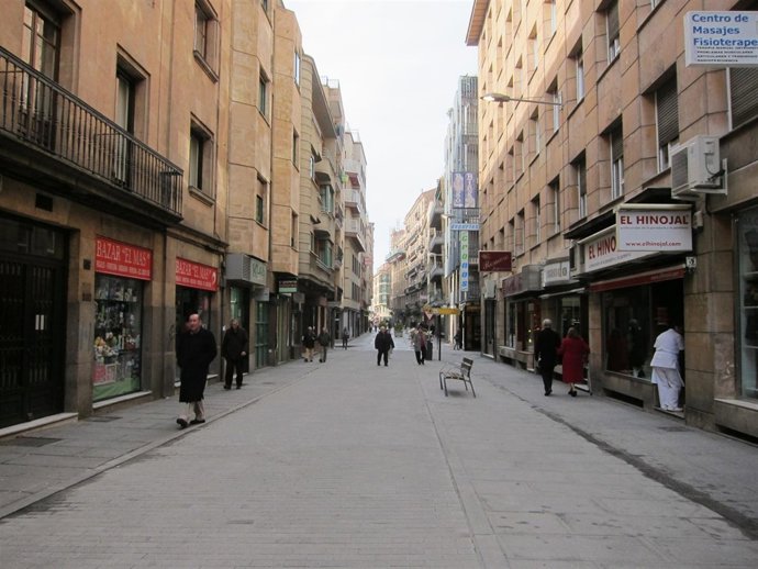 Calle Azafranal de Salamanca