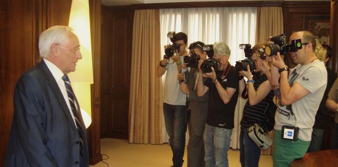 Atilano Soto, en una rueda de prensa