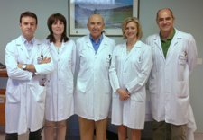 Javier Ruiz, ezkerrean, bere lantaldearekin