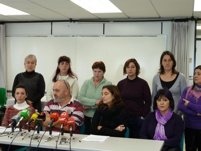 Iñigo Zubeldia de ELA y Joana Mendez de LAB