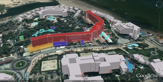 Infografía de Lopesan sobre el proyecto del Hotel Oasis