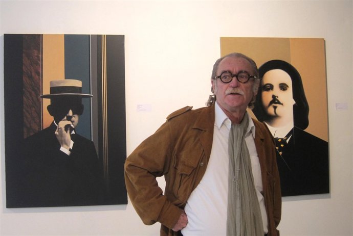 Joreg Ballester, en la exposición en Galería Punto