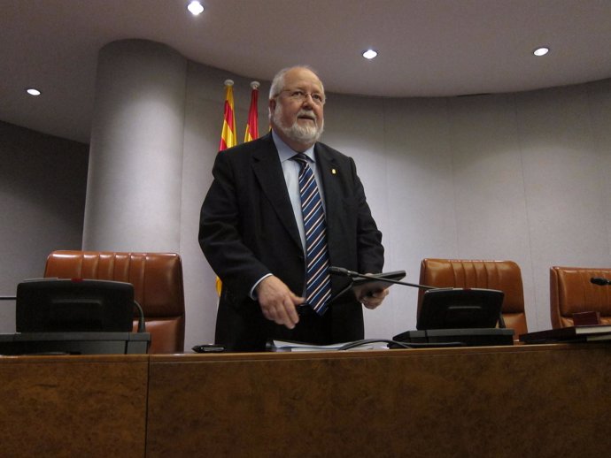 El presidente de la Diputación de Barcelona, Salvador Esteve