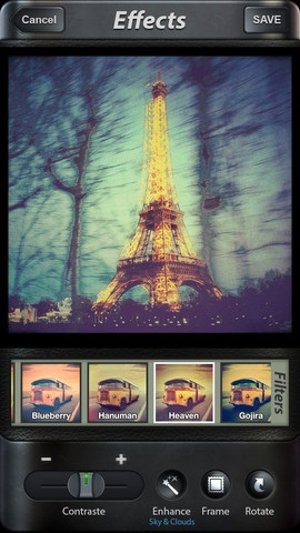 Aplicación Camera FX Pro 