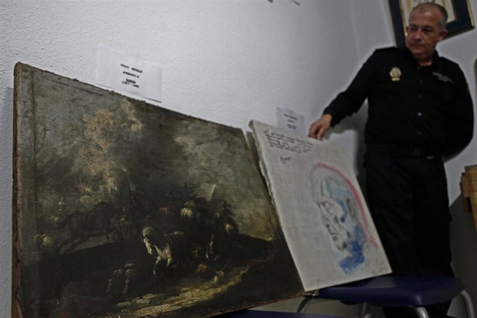 Obras de arte falsificadas policia