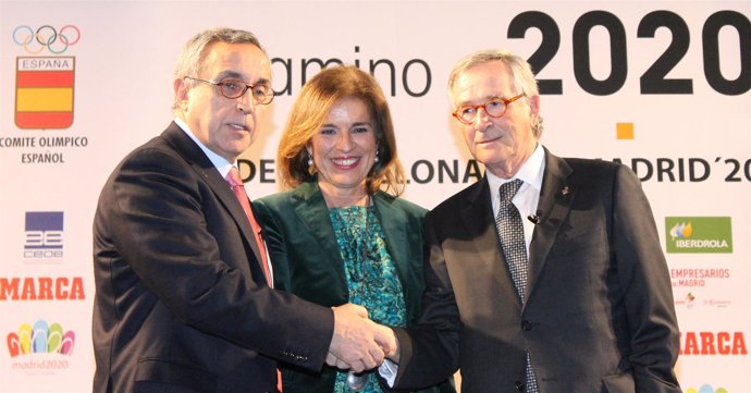 Alejandro Blanco Ana Botella Xavier Trias Acto Camino a Madrid 2020 COE 