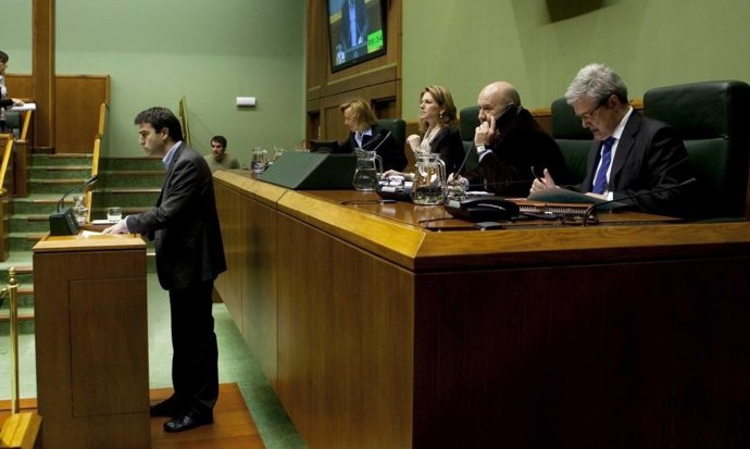 Pleno del parlamento vasco