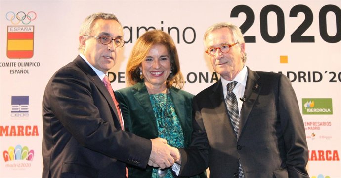 Alejandro Blanco Ana Botella Xavier Trias Acto Camino a Madrid 2020 COE 