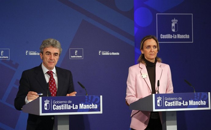 Esteban y Casero en rueda de prensa