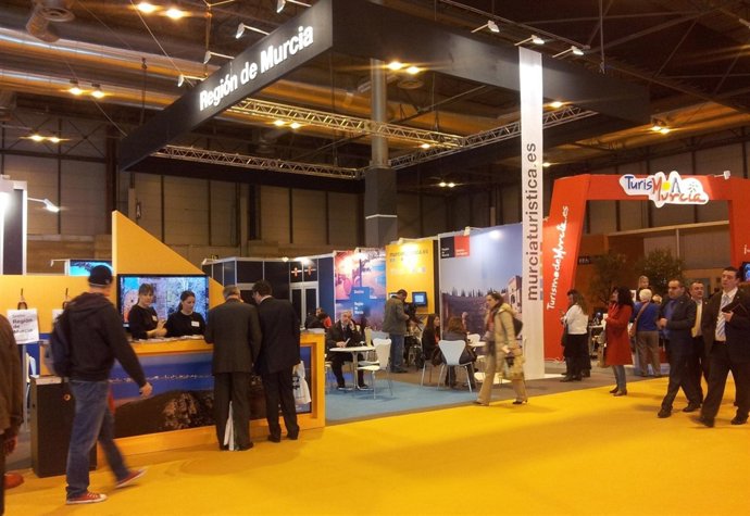 Imagen del stand de la Región en Fitur 