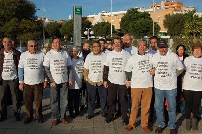 Plantilla del hotel Tierra Mar de Matalascañas. 