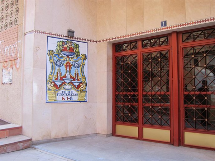 Bloque de viviendas donde ha ocurrido el suceso hoy