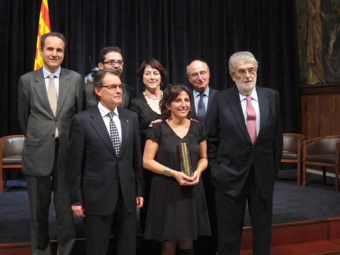 Silvia Soler recibe el premio 'Llull' en acto presidido por A.Mas