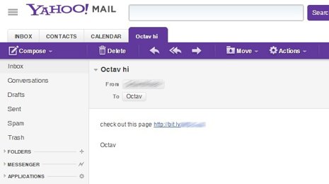Hackeo cuentas Yahoo!