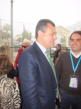 José Luis Sanz (PP-A), en Medina Sidonia (Cádiz)