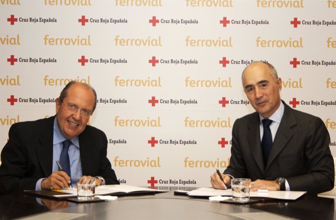 Firma acuerdo Ferrovial y Cruz Roja Española