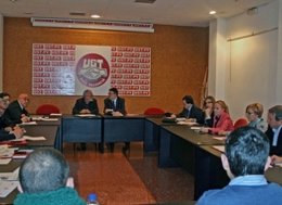 Conrado Hernández y Ximo Puig en una rueda de prensa