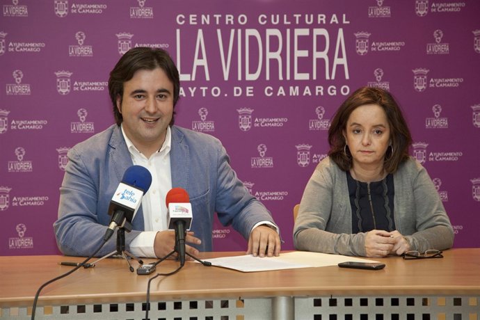 Imagen de archivo de Diego Movellán, alcalde de Camargo, y la edil Carmen Solana