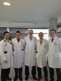 Miembros del equipo actual del servicio de cirugía cardíaca del CHN