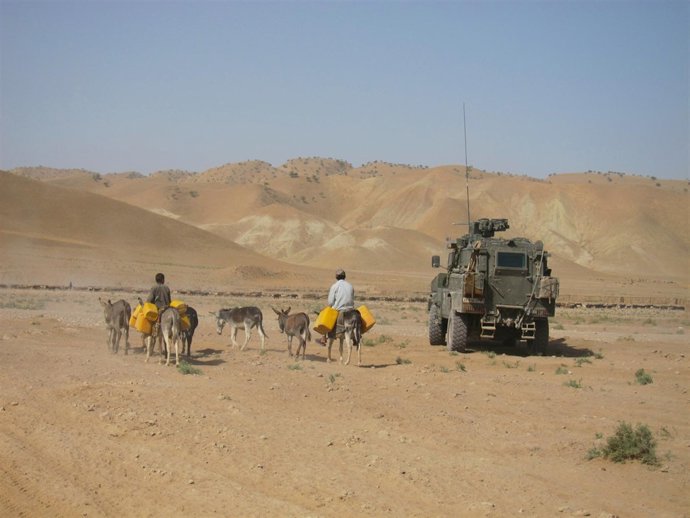 Un RG31 Español En Afganistán