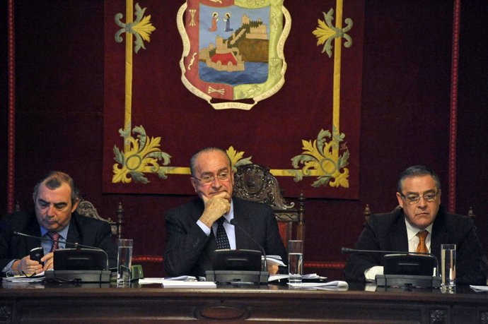 El alcalde de Málaga en el pleno