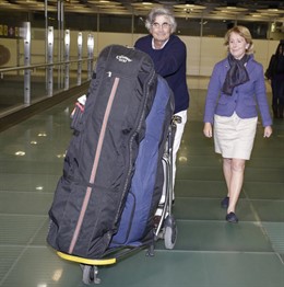 Esperanza Aguirre y su marido