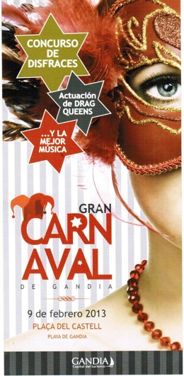 Cartel del Carnaval de Gandia (Valencia)