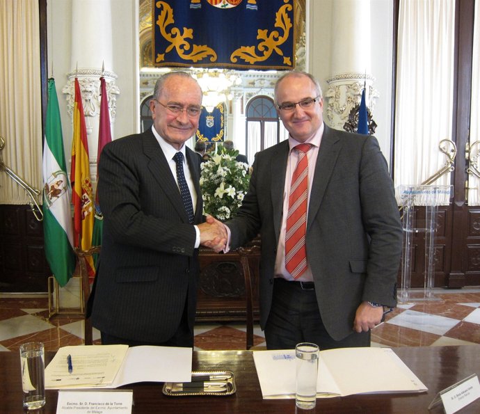 El alcalde de Málaga y el director general de Red.Es