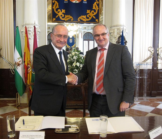 El alcalde de Málaga y el director general de Red.Es