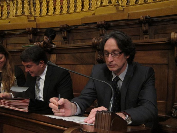 Portabella y Laporta en el pleno del Ayuntamiento