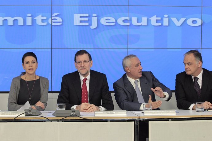 Mariano Rajoy en el Comité Nacional del PP