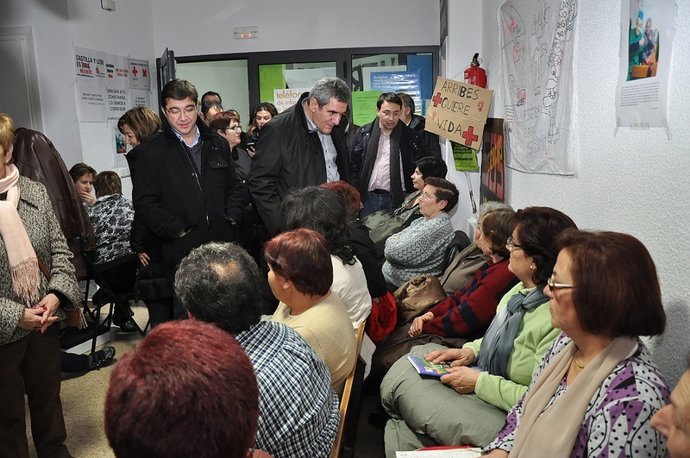 Villarrubia en el centro de salud de Villarino de los Aires