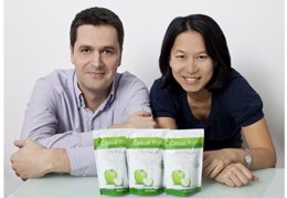 David Ferreres y Roselyne Chane, cofundadores de Snack Saludable