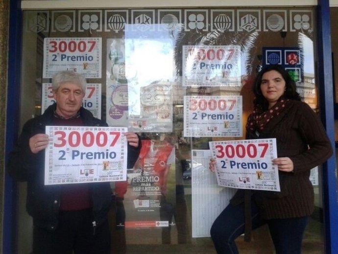 Administración Número 28 de Santander con el número premiado