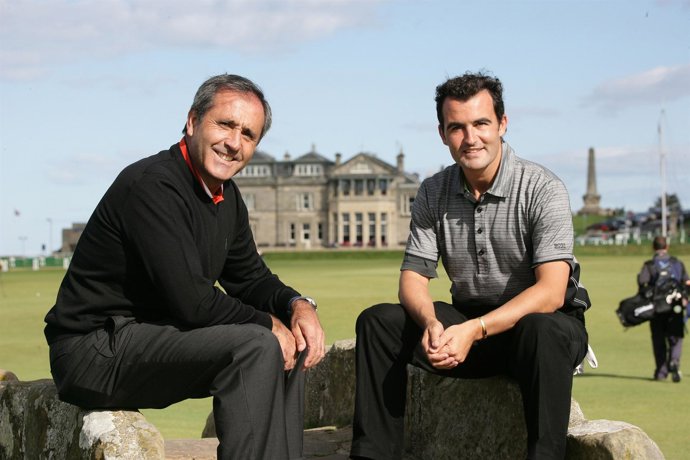 Severiano Ballesterps e Iván Ballesteros