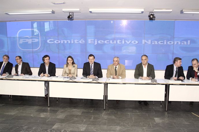 Mariano Rajoy, comité ejecutivo nacional, PP, Génova