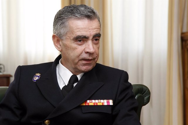 El jefe del Estado Mayor de la Defensa (JEMAD),almirante Fernando García Sánchez