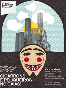 Taller de máscaras en el Gaiás