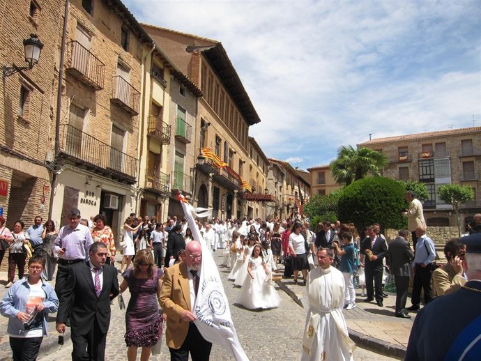Procesión del Corpus en Daroca (Zaragoza)