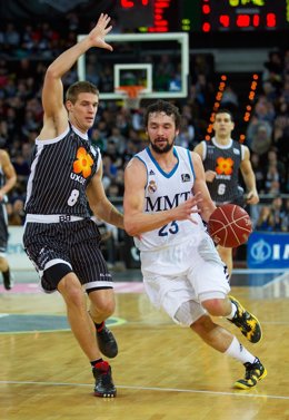 Sergio Llull Uxue Bilbao Basket-Real Madrid