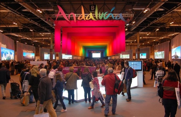 Expositor andaluz en Fitur