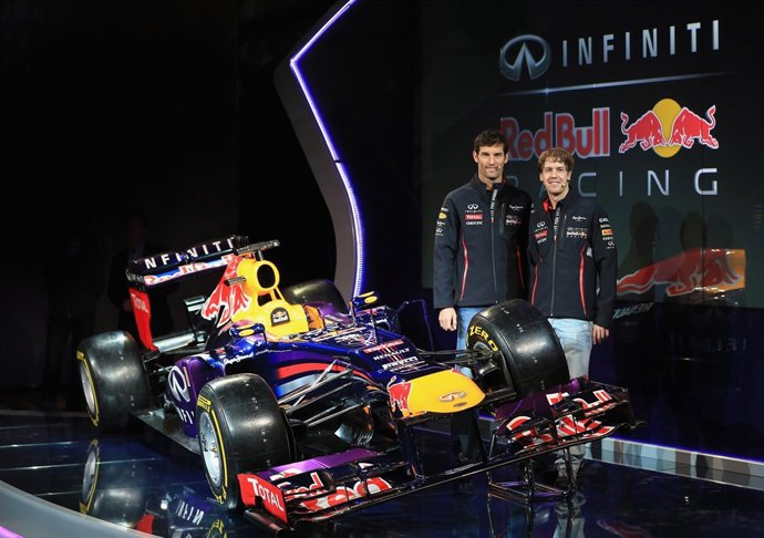 Red Bull presenta su nuevo RB9 con el que Vettel defenderá el título