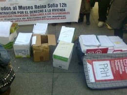 Protesta contra los desahucios