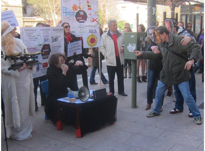 Concentración trabajadores Iberia