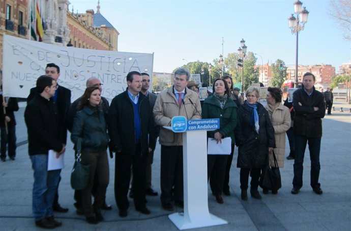 El alcalde de Jaén, José Enrique Fernández de Moya, ante San Telmo