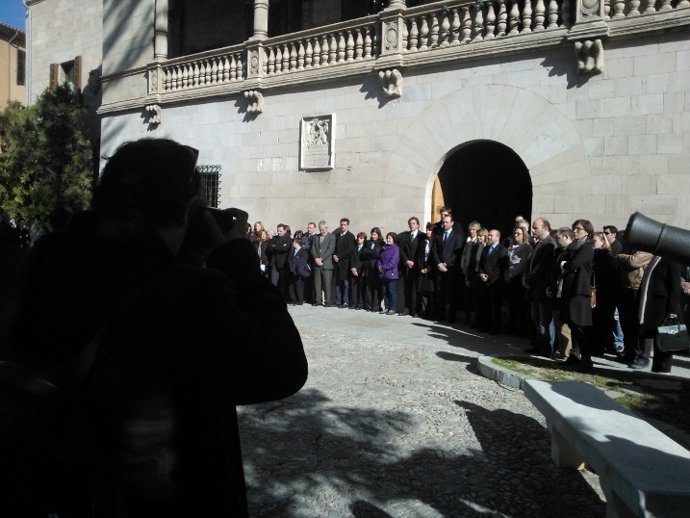 Acto simbólico por la muerte de Margalida Perelló tous