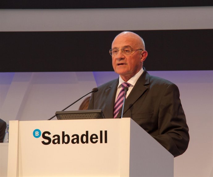 Josep Oliu, En La Junta Del Banco Sabadell