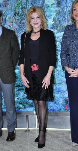 La baronesa Thyssen en la exposición