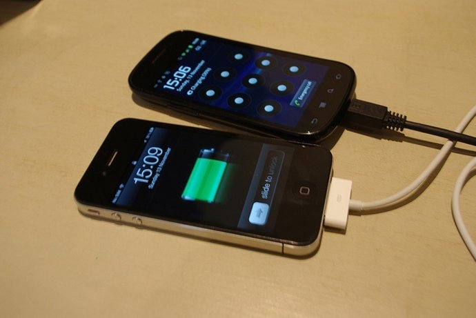 IPhone y Samsung Galaxy 